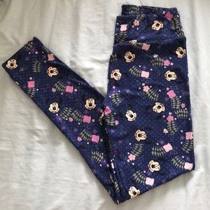 LuLaRoe One Size Disney Minnie Leggings